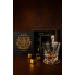 Подарочный виски-набор Moltis Saxum Premium с бокалом, щипцами, мешочком, подставкой и 5 охлаждающими кубиками (MR-1021)