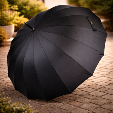 Напівавтоматична чоловіча парасолька-тростина на 16 спиць