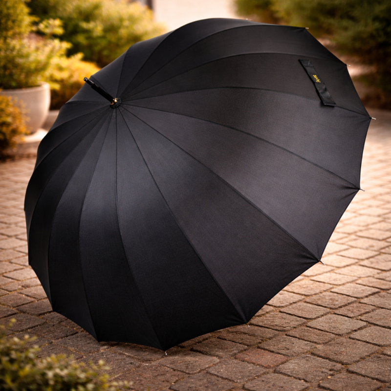 Напівавтоматична чоловіча парасолька-тростина на 16 спиць