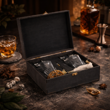 Подарункові набори Moltis Relax Whisky Stones для чоловіків, 8 шт каменів (MR-1009)