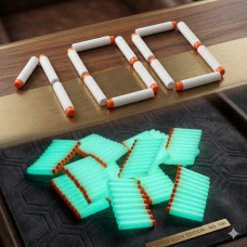 Набір блискучих патронів для бластерів Hasbro Nerf 100 шт. (DT-2586)