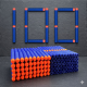 Патрони (стріли) для Бластерів Hasbro NERF (Хасбро Нерф) Сині 100 шт. (DT-110146)
