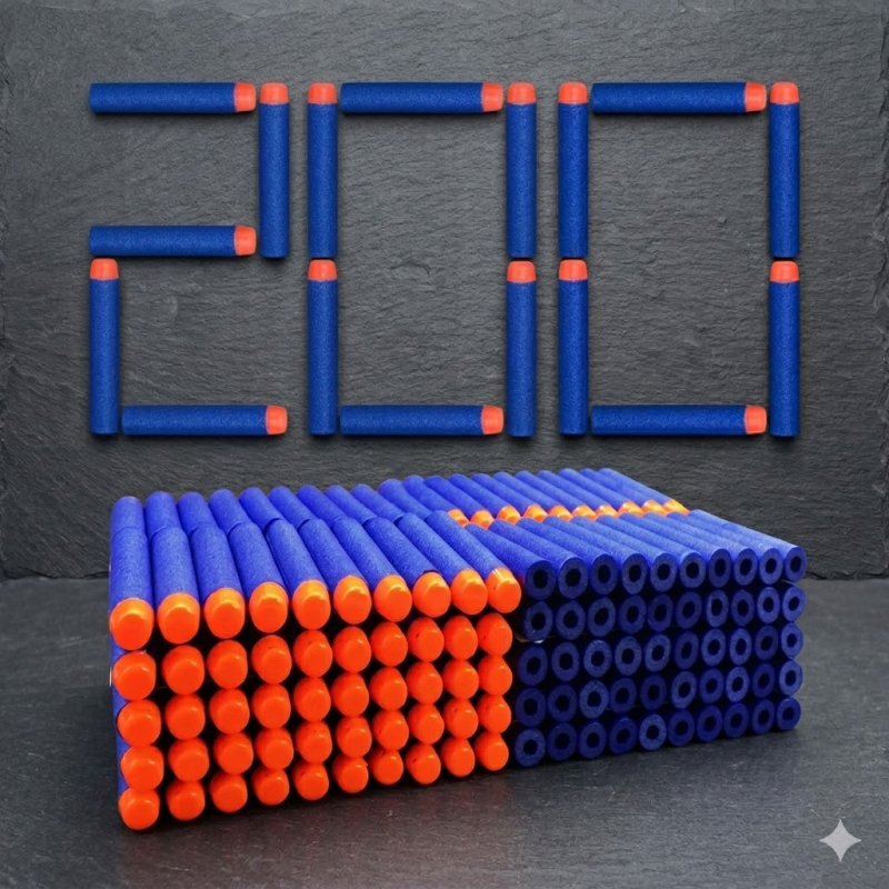 Патрони (стріли) для Бластерів Hasbro NERF (Хасбро Нерф) Сині 200 шт. (DT-110146)