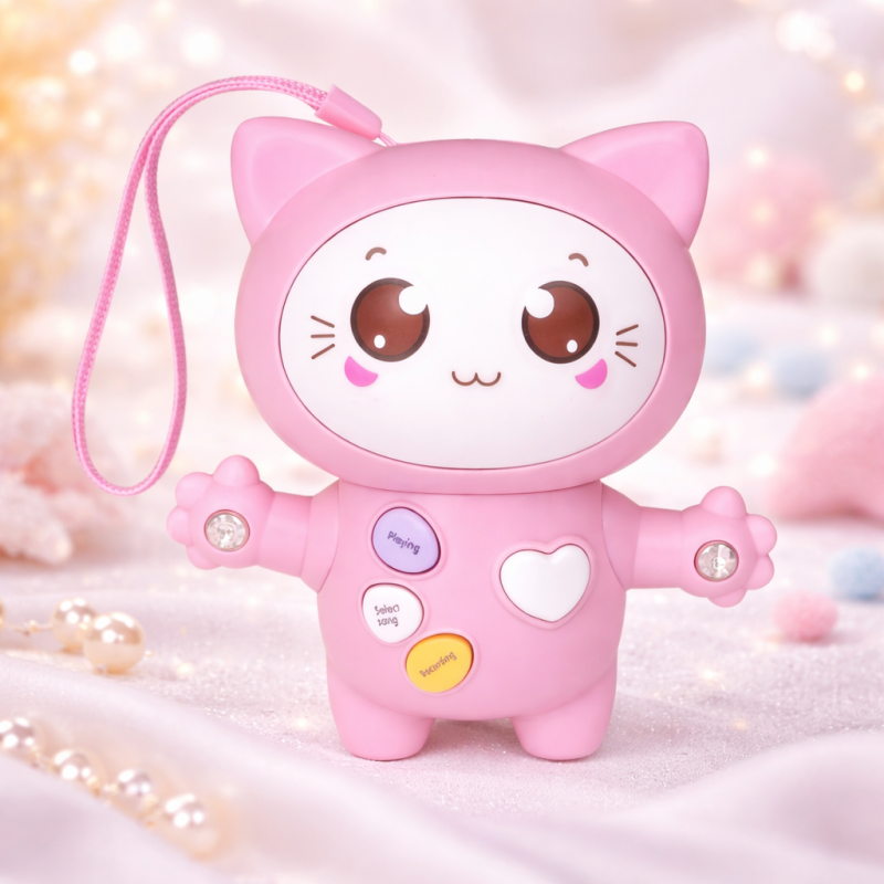 Інтеракивна музична іграшка Кошеня Link link Cat Karakuli Baby, Smart Baby (709E pink) 10164