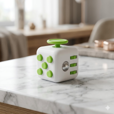Іграшка Антистрес Moltis Fidget Cube White-Green