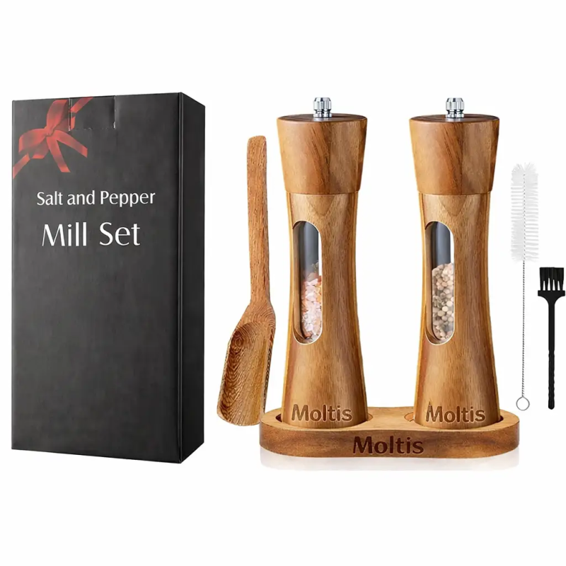Набір млинців для солі та перцю Moltis з підставкою 10149