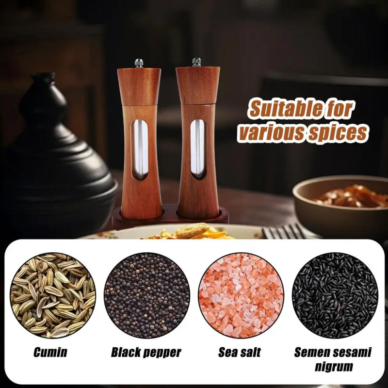 Набір млинців для солі та перцю Moltis з підставкою 10149