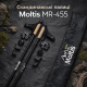 Скандинавські палиці Moltis Relax MR-455 для ходьби, телескопічні, з чохлом та змінними наконечниками