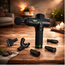 Масажер перкусійний Moltis Massage Gun MG04 Relax also today (масажний пістолет) у кейсі + 6 насадок 10047