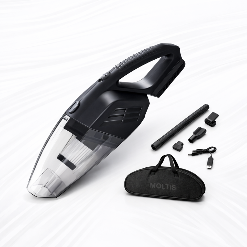 Пилосос автомобільний бездротовий Moltis L3 120W ручний акумуляторний, для сухого і вологого прибирання 10004