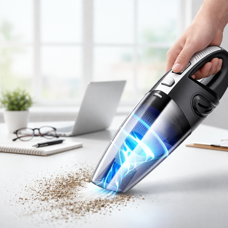 Пилосос автомобільний бездротовий Moltis M2 120W для сухого та вологого прибирання, акумуляторний 10001