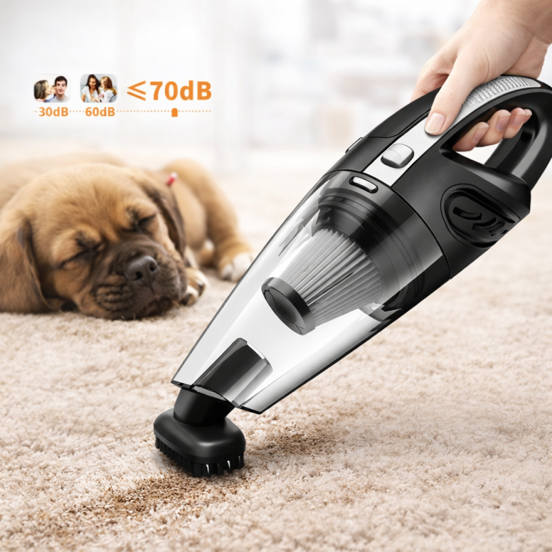 Пилосос автомобільний бездротовий Moltis M2 120W для сухого та вологого прибирання, акумуляторний 10001