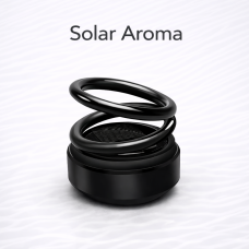 Ароматизатор у машину, що левітують кільця, на сонячній батареї Solar Aroma Чорні