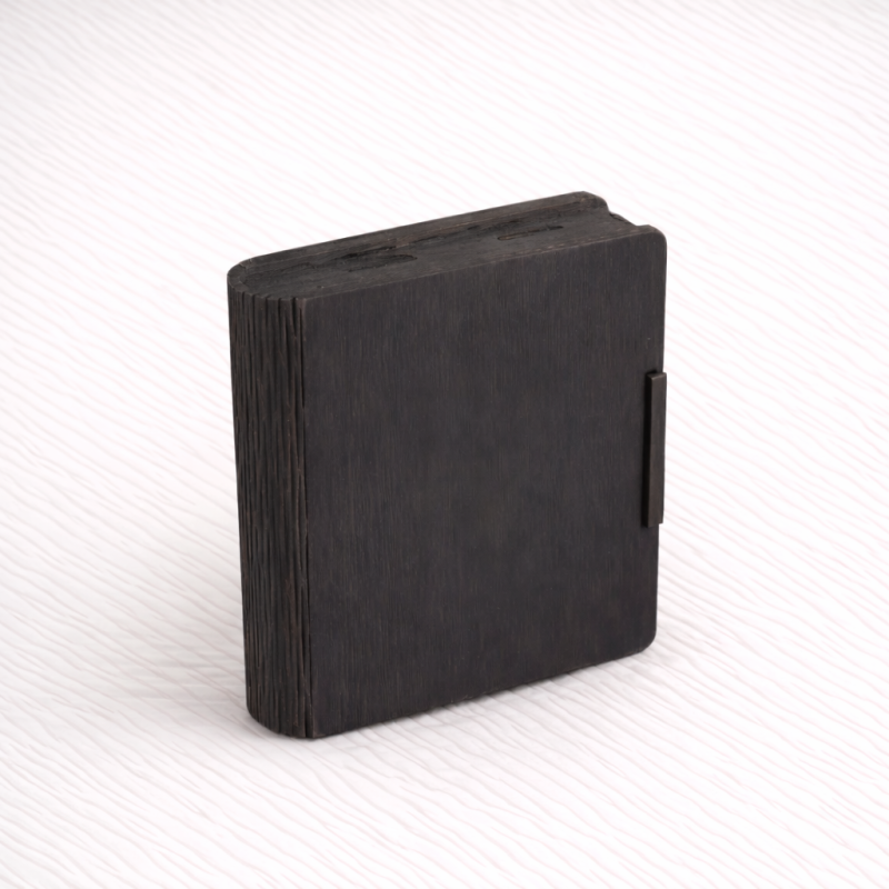 Кубики для віскі Moltis Relax Whiskey Stones Original Wood 8 шт з металу у серебряном цвете (без гравировки) MBS - 10507