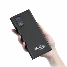 Повербанк Moltis 20000 mAh з швидкою зарядкою PD 22.5W, QC 3.0, LED-дисплеєм, Type-C, 3 виходи 10115