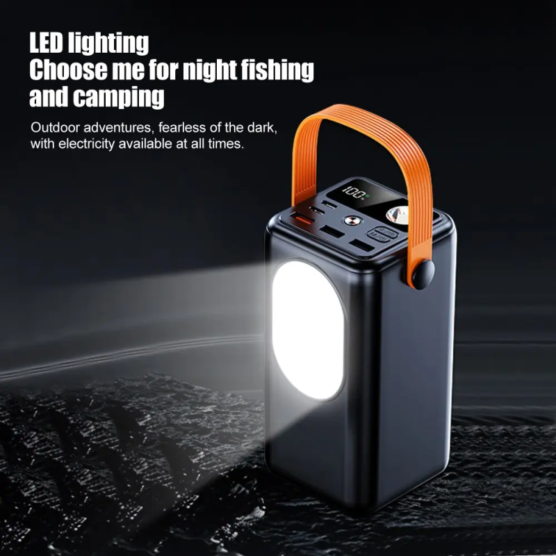 Повербанк Moltis 50 000 мА·год з швидкою зарядкою 22.5W, 3 USB, LED-ліхтар 10113