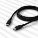 Кабель Moltis USB-C – USB-C 1м, PD 100W Fast Charge, швидка зарядка для ноутбука та смартфона 10117