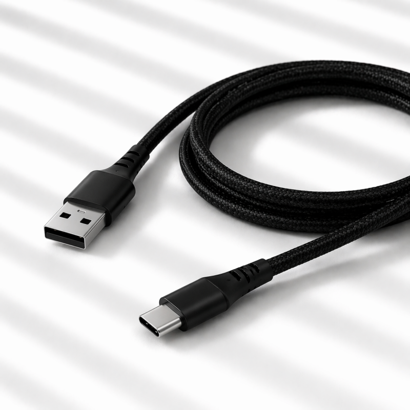 Кабель Moltis USB-A – Type-C 1м, 67W Fast Charge, швидка зарядка та передача даних 10117