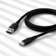Кабель Moltis USB-A – Type-C 1м, 67W Fast Charge, швидка зарядка та передача даних 10117