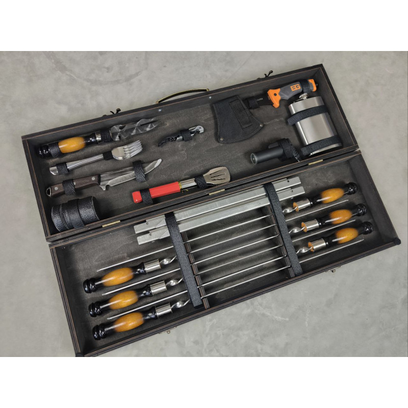 Набір для мангалу Moltis MT-10543 — Ідеальний подарунок близькій людині. Якісний комплект для барбекю та пікніка 10103