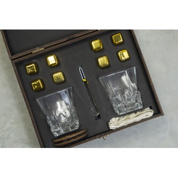 Подарочные наборы Moltis Relax Whisky Stones, Saxum 8 шт камней (MR-1014)