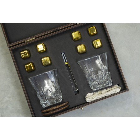 Подарочные наборы Moltis Relax Whisky Stones, Saxum 8 шт камней (MR-1014)