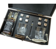 Набори для віскі 2 склянки з секцією для бутилки