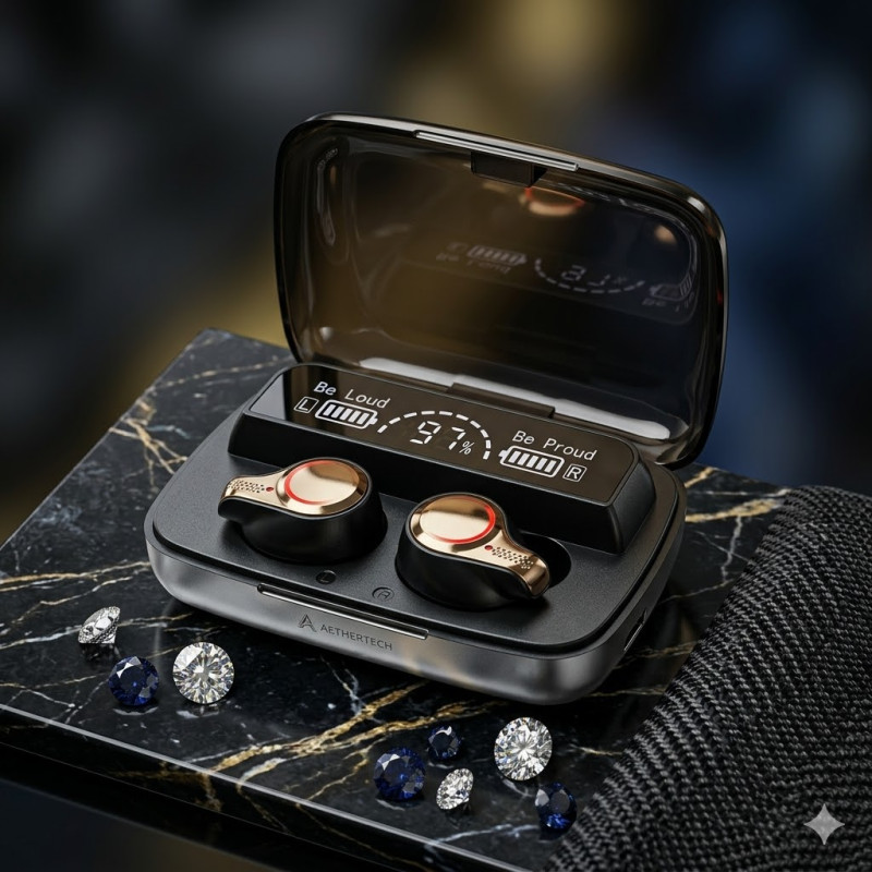 Бездротові навушники-вкладиші Moltis M18 Wireless Freedom Buds з Bluetooth та ліхтариком