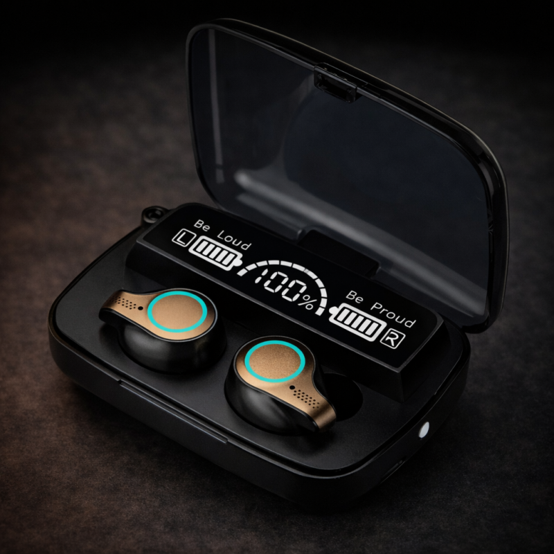 Бездротові навушники-вкладиші Moltis M18 Wireless Freedom Buds з Bluetooth та ліхтариком