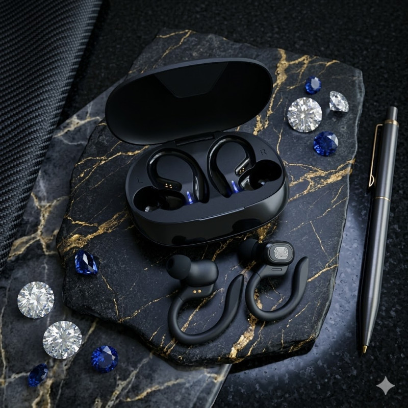 Навушники-вкладиші бездротові Bluetooth Moltis VV2 TWS Hi-Fi з мікрофонами, стереозвук, водонепроникні 10153