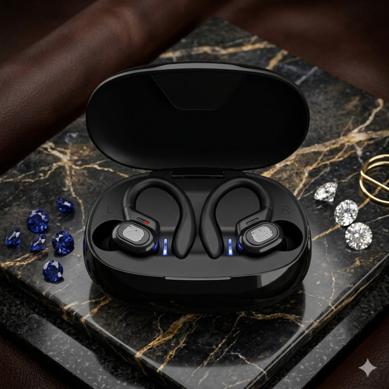 Навушники-вкладиші бездротові Bluetooth Moltis VV2 TWS Hi-Fi з мікрофонами, стереозвук, водонепроникні 10153