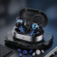 Бездротові TWS навушники Moltis Q25, спортивні, з індикатором заряду, Power Bank та водозахистом 10154