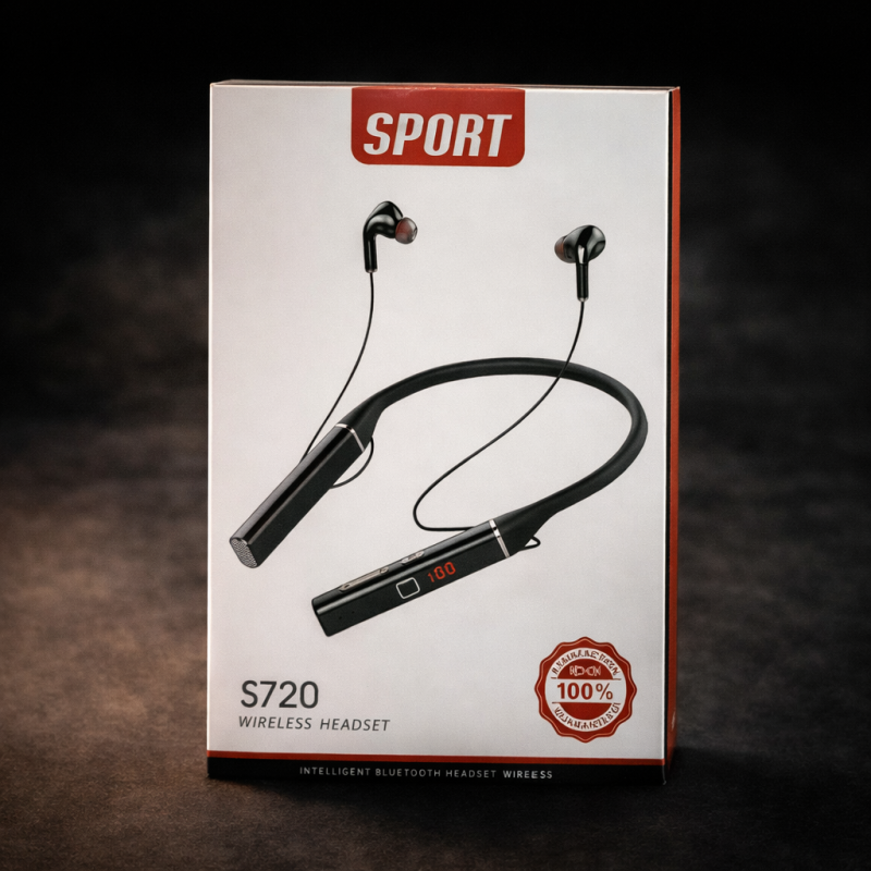 Бездротові спортивні навушники Moltis Lux S720 з ANC, настроюваним звуком та Bluetooth  10155