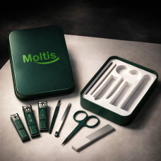 Манікюрний набір Moltis Ouriner MS Lux_6 предметів, Зелений