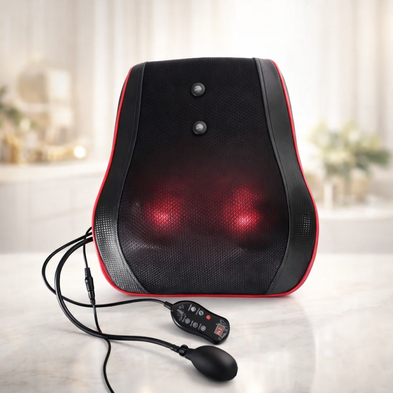 Електричний масажер Moltis Relax Also Today для шиї, спини та тіла – масажна подушка з підігрівом (MRAT-654) 10039