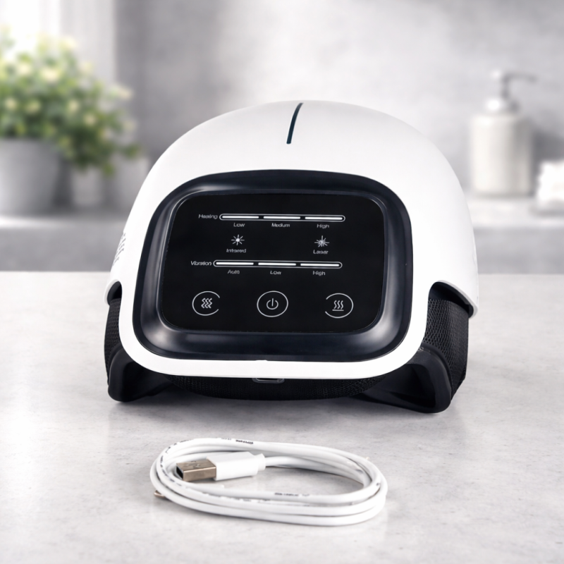 Масажер для колін / колінних суглобів AMJ-KM01 з інфрачервоним нагріванням вібраційний лазерний 1044