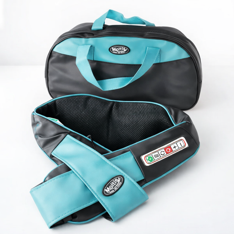 Роликовий масажер Moltis Relax Also Today – з інфрачервоним підігрівом (MRAT-743) (Black / Blue) 10034