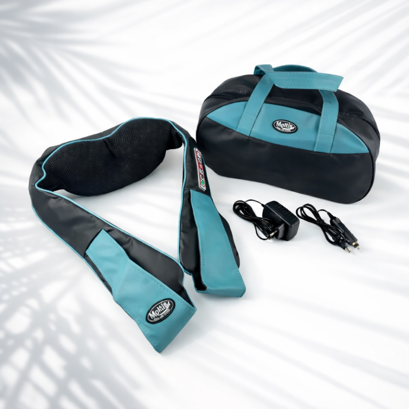 Роликовий масажер Moltis Relax Also Today – з інфрачервоним підігрівом (MRAT-743) (Black / Blue) 10034