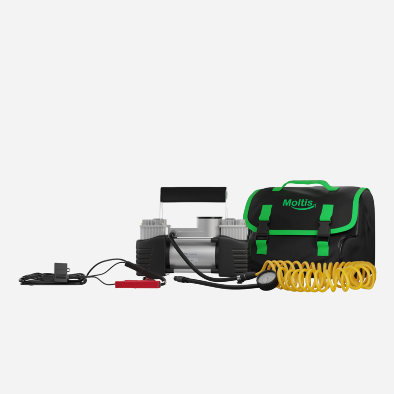 Автомобільний компресор Moltis 10868: 12В, 2 циліндри, 90 л/хв, 360 Вт, 6м шланг
