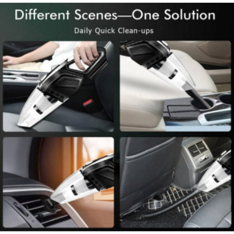 Пилосос автомобільний дротовий Moltis K8 120Вт синій, для сухого і вологого прибирання