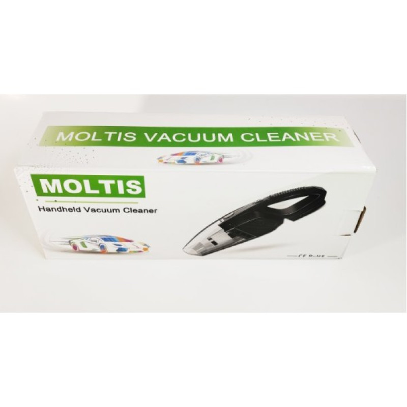 Пилосос автомобільний дротовий Moltis K8 120Вт чорний для сухого та вологого прибирання 10001