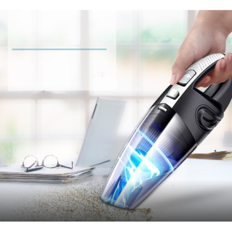 Пилосос автомобільний бездротовий Moltis M2 120W для сухого та вологого прибирання, акумуляторний