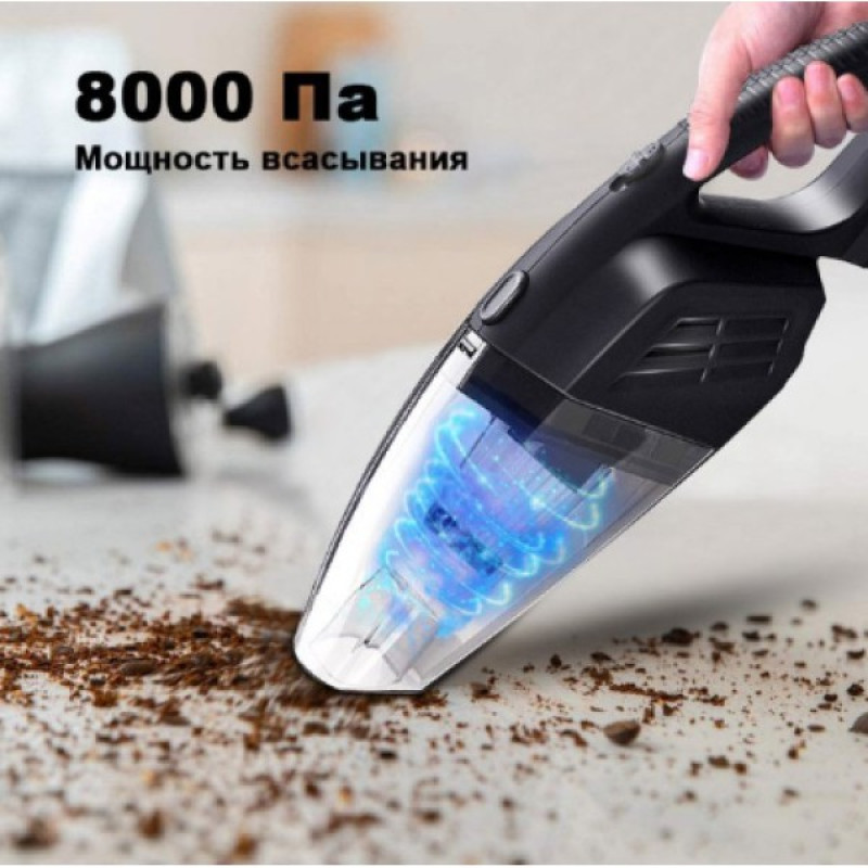 Пилосос автомобільний бездротовий Moltis L3 120W ручний акумуляторний, для сухого і вологого прибирання