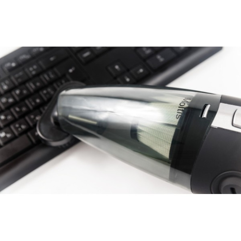 Пилосос автомобільний бездротовий Moltis M2 120W для сухого та вологого прибирання, акумуляторний