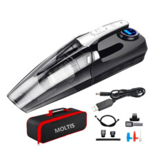 Пилосос автомобільний бездротовий Moltis G4 А 120Вт ручний, з компресором та HEPA-фільтром