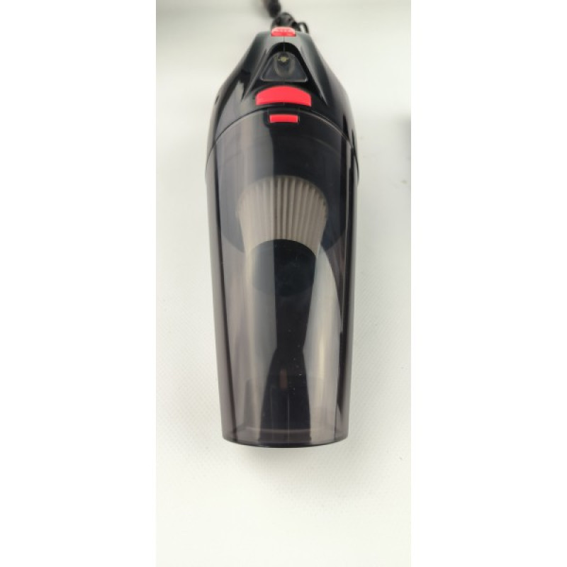 Пилосос автомобільний дротовий Moltis N7 120 Вт від прикурювача Black/Red