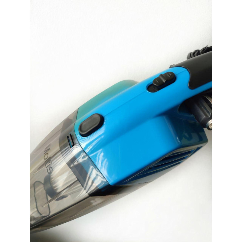 Пилосос автомобільний дротовий Moltis K8 120 Вт синій УЦІНКА для сухого та вологого прибирання