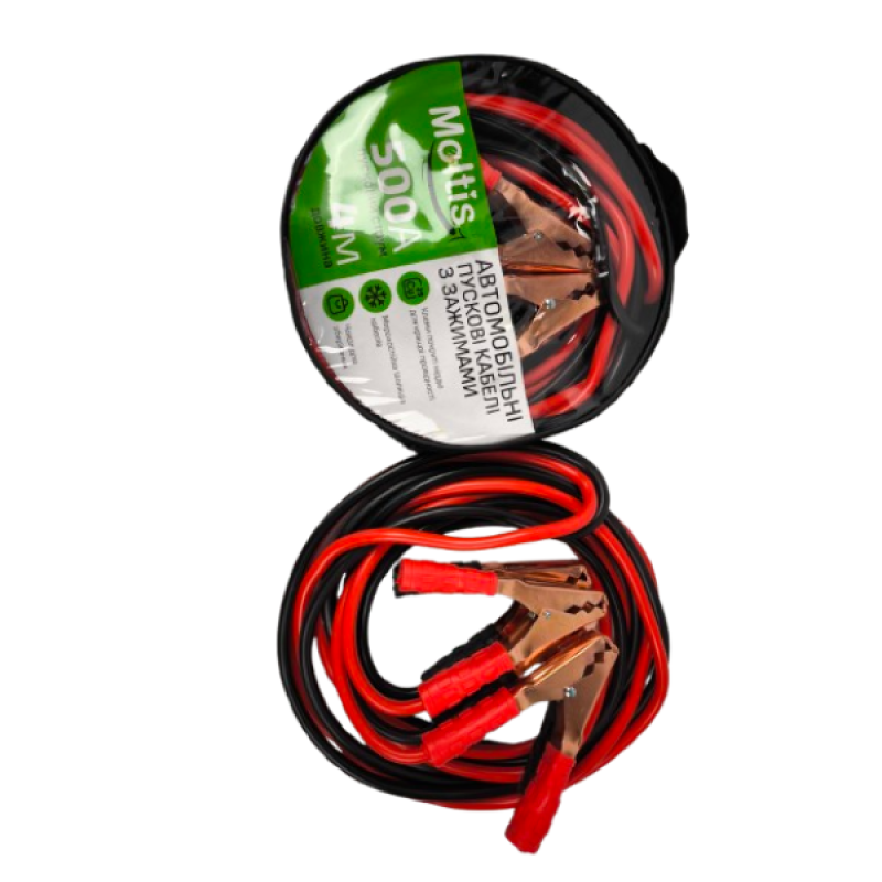 Пускові провода Moltis 500А 4М 12/24V DM-10685