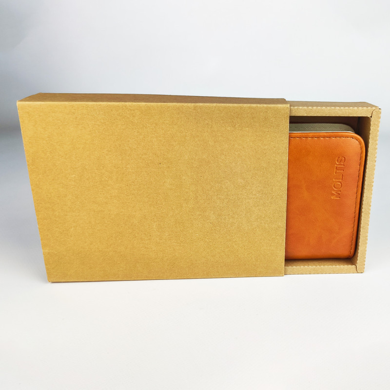 Манікюрний набір Moltis Maxi Braun PRO_12 предметів стильний Lux в чохлі з екошкіри