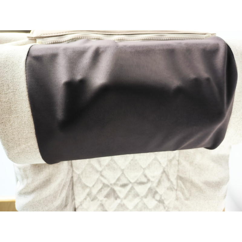 Масажне крісло-гойдалка Moltis Ергономічне + дистанційний пульт управління (шкіра + сітчаста тканина)